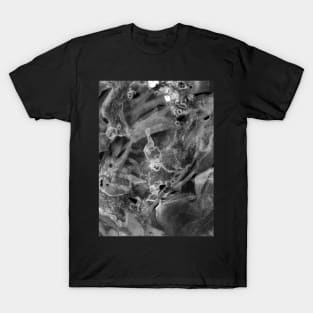 Black ink wash painting in East Asian style. T-Shirt